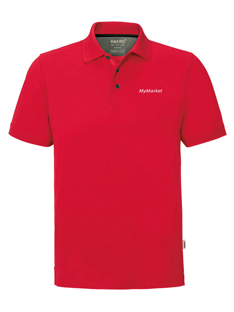 Herren Polo Cotton-Tec Rot