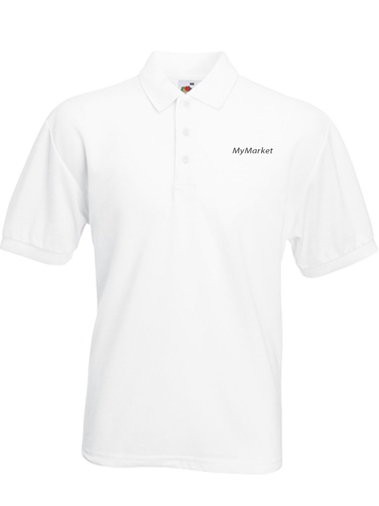 Polo Herren Fit Weiss