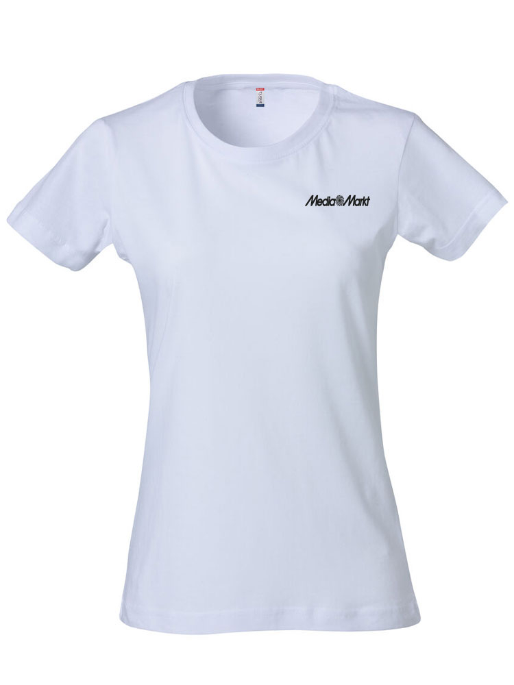 Damen Basic-T Weiss