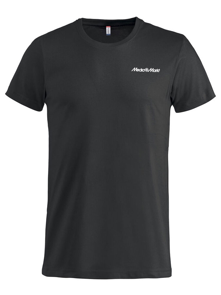 T-Shirt Herren Basic-T Schwarz