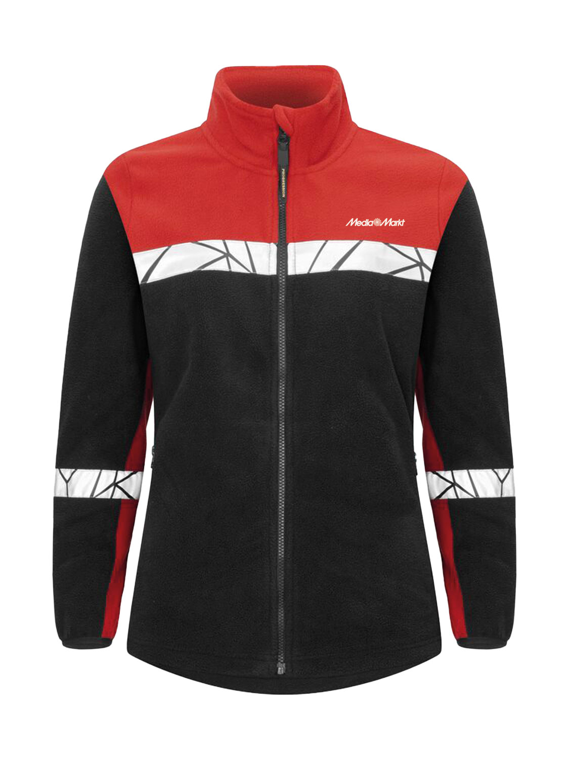 Sichtbare Fleecejacke Damen