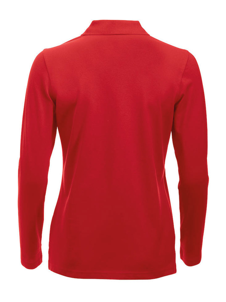 Poloshirt Langarm Marion Rot