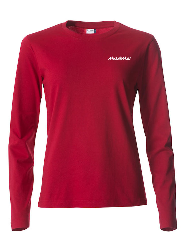 Damen Basic-T Rot