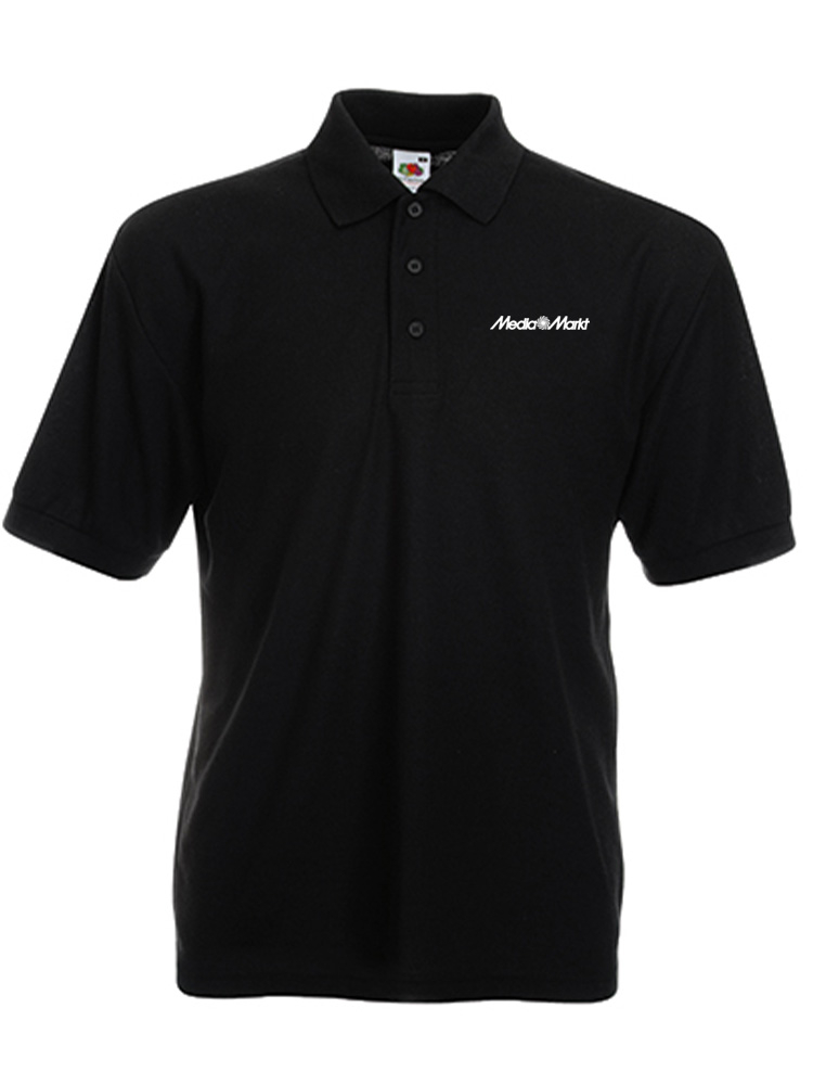 Polo Herren Fit Schwarz