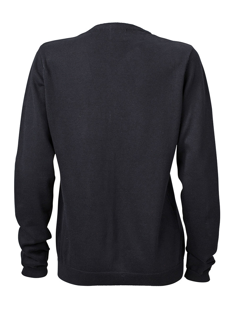 Damen V-Neck Cardigan Schwarz