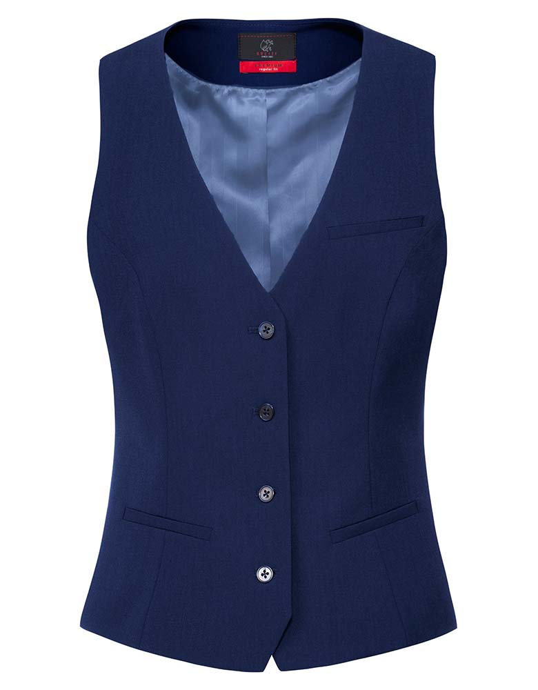 Damen Weste Blau