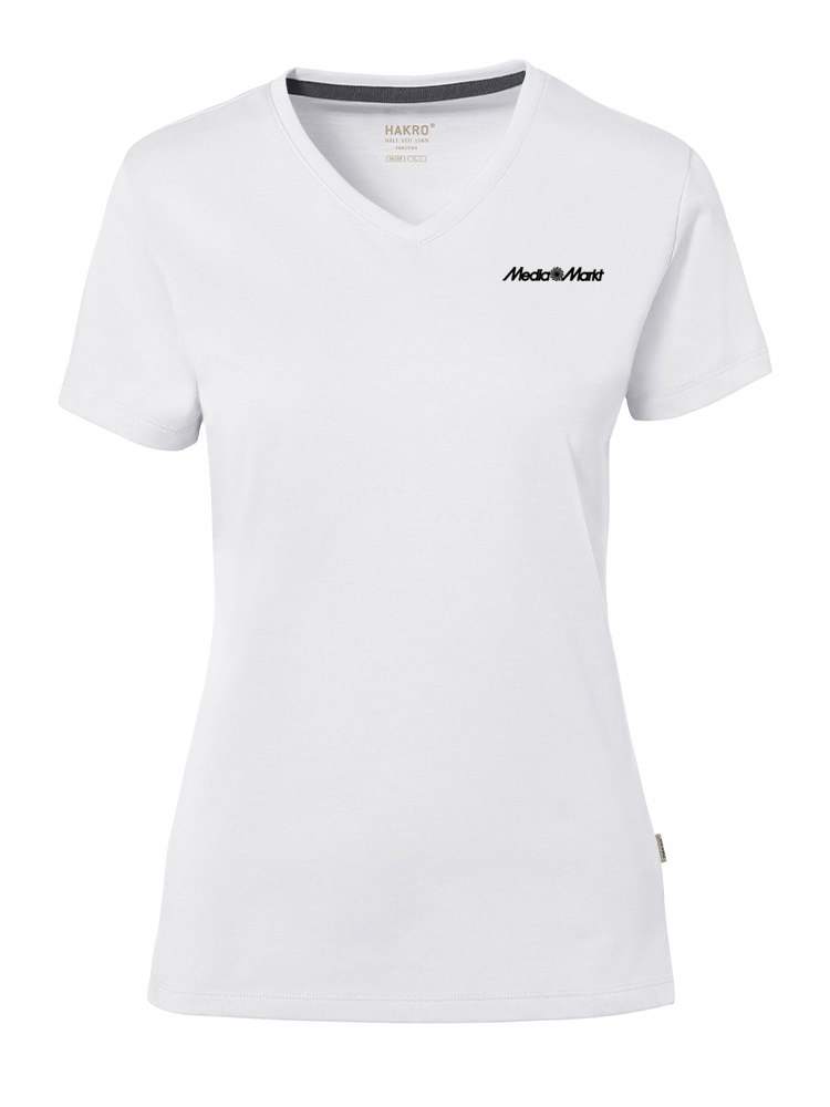 Damen T-Shirt Cotton-Tec Weiss