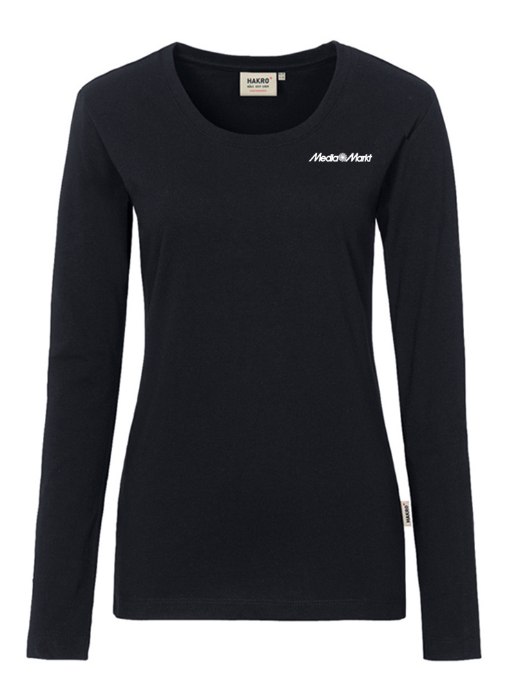 Damen Performance Longsleeve Schwarz