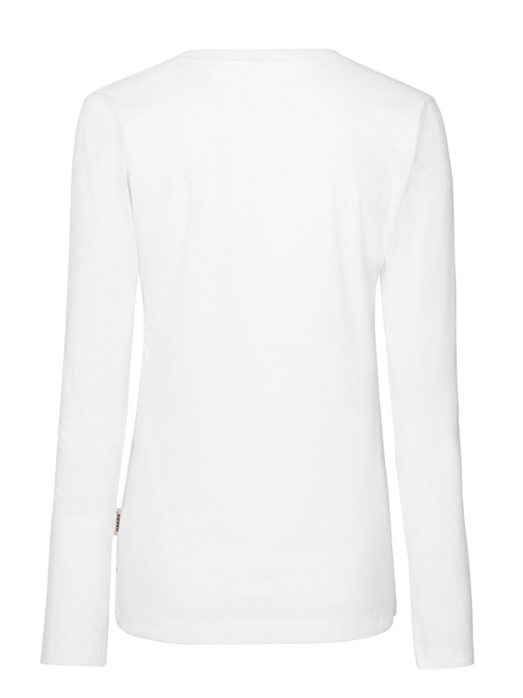Damen Performance Longsleeve Weiss