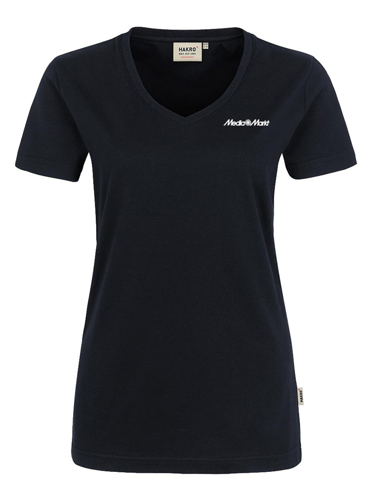 Damen Performance T-Shirt Schwarz