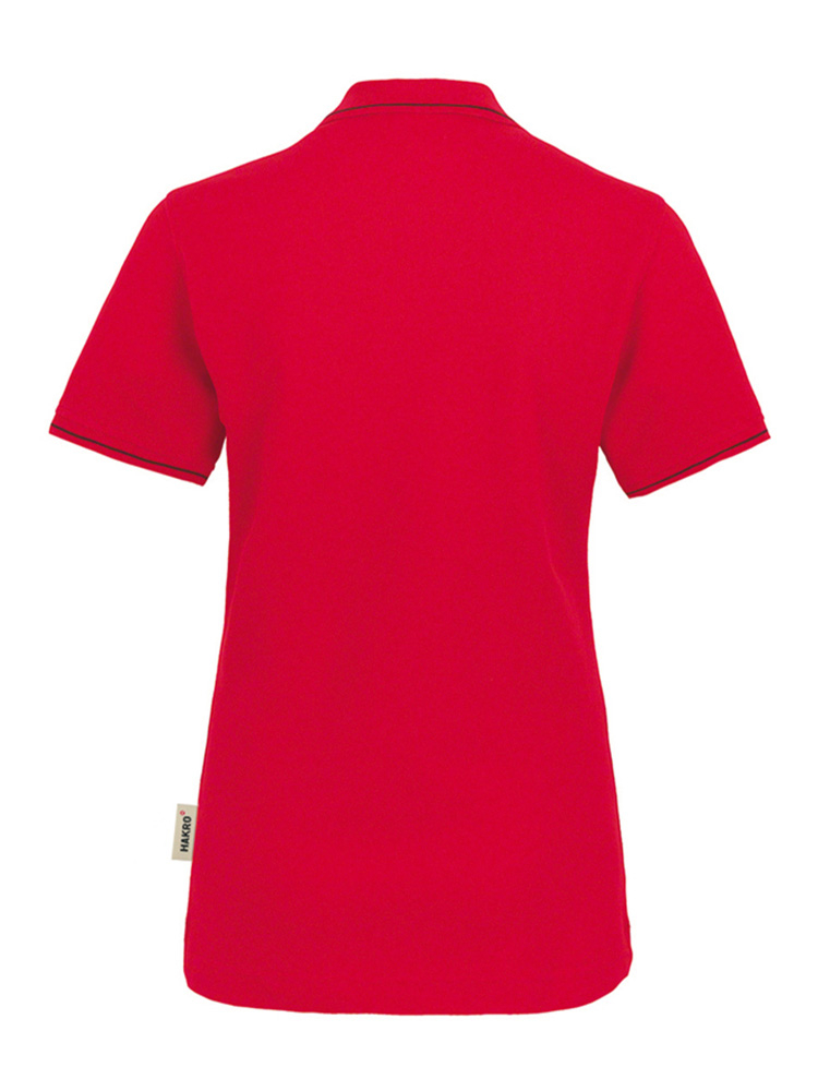 Damen Poloshirt Casual Rot