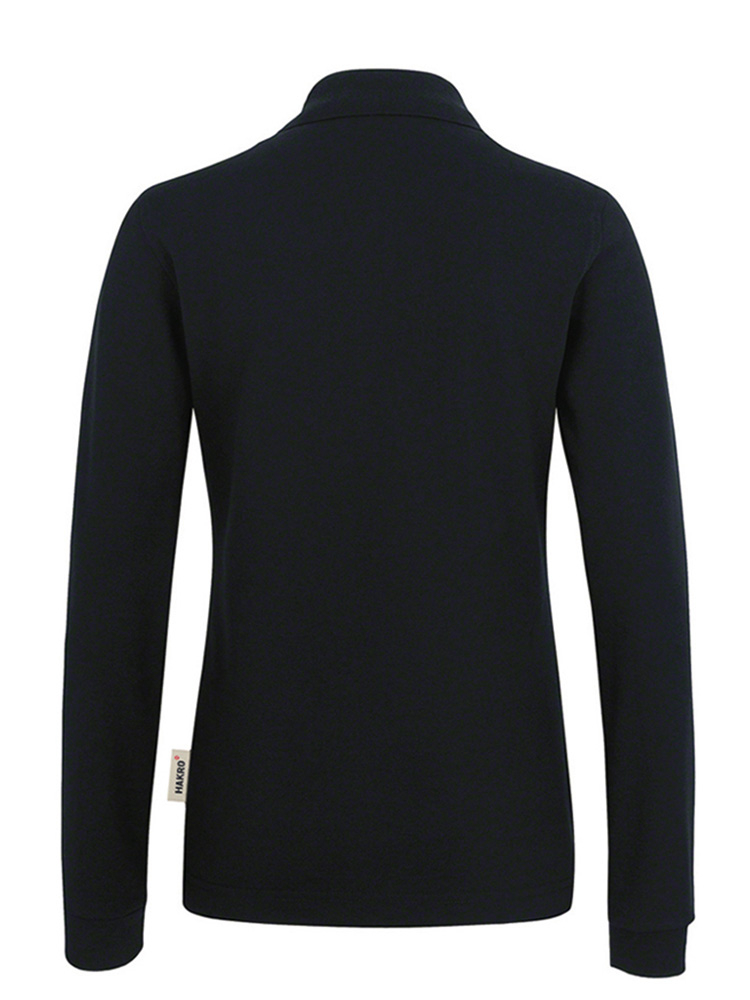 Poloshirt Andrea Langarm Schwarz