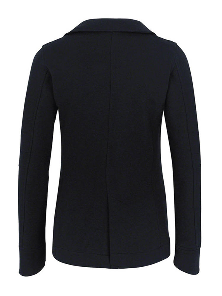 Damen Sweat Blazer Schwarz