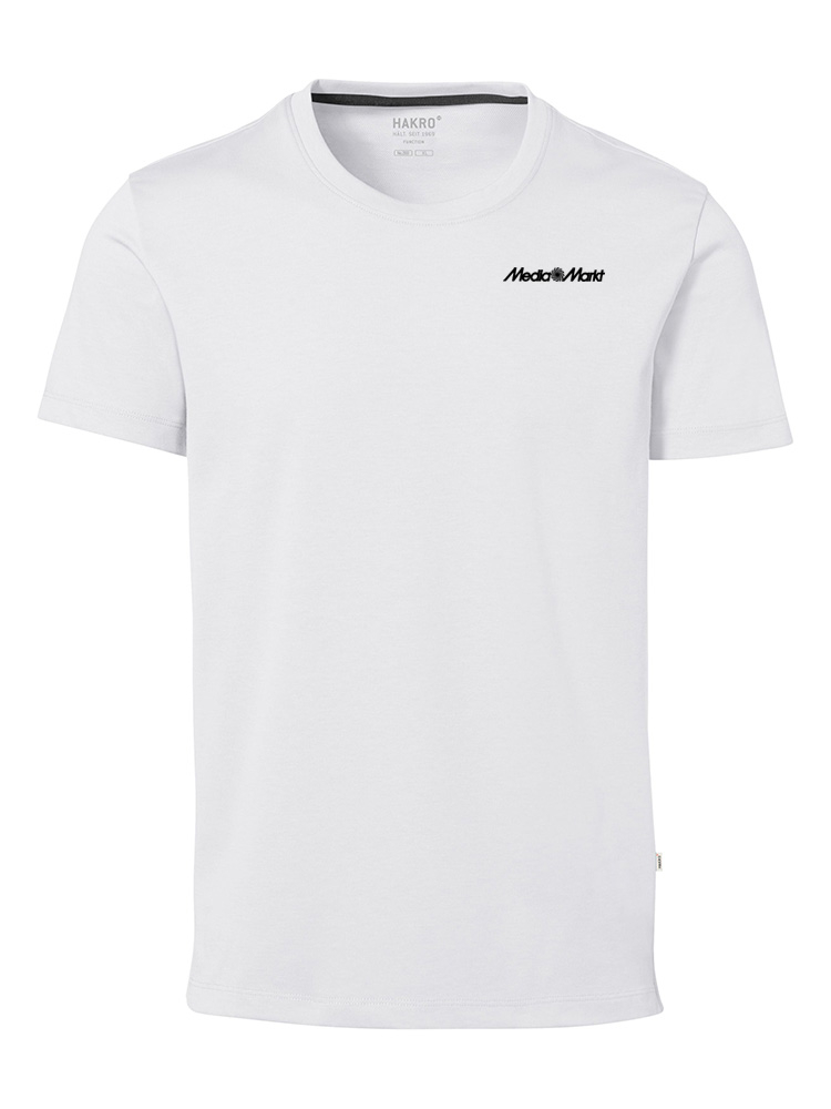 Mens T-shirt Cotton-Tec White