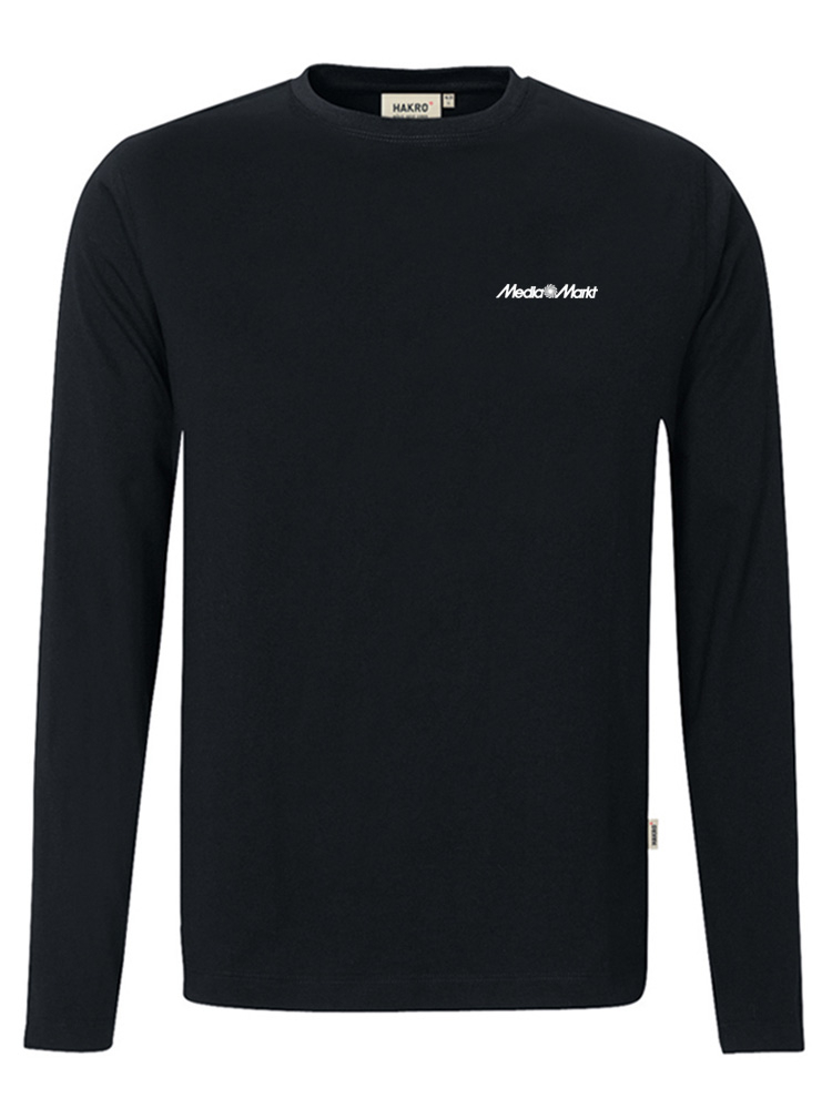 Herren Performance Longsleeve Schwarz