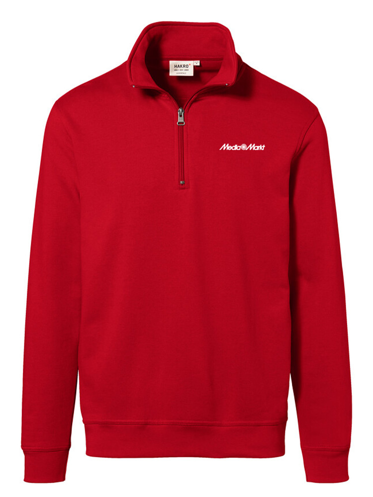 Unisex Zip Sweater Rot