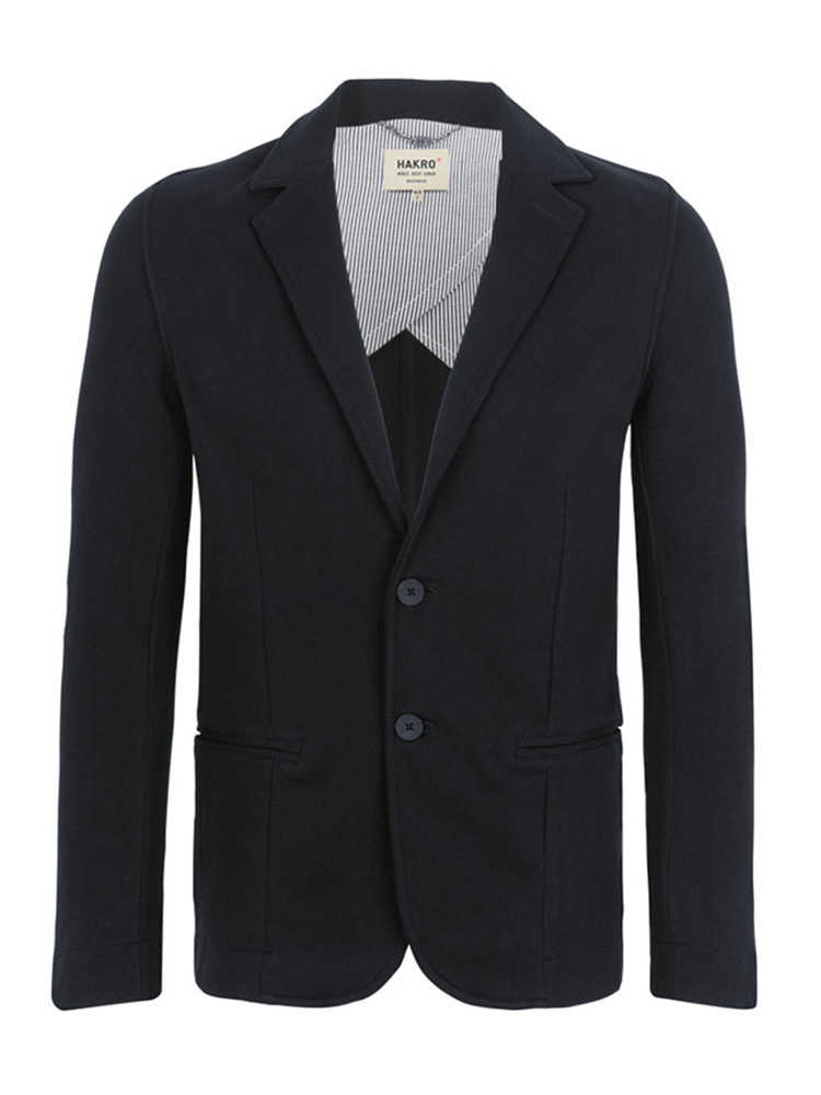 Herren Sweat Blazer Schwarz