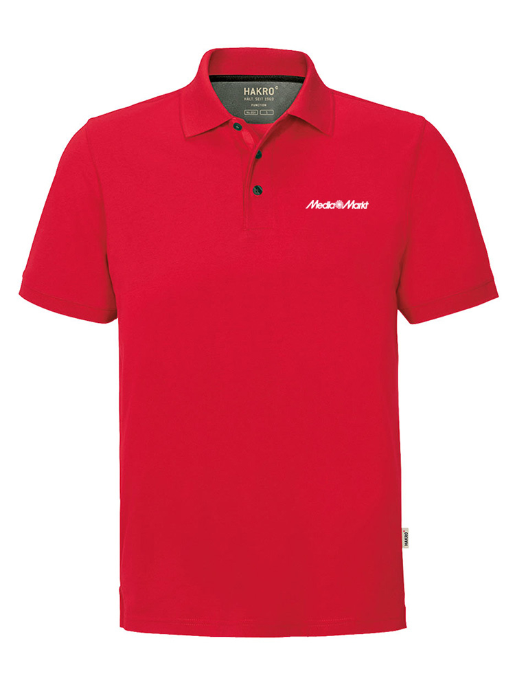 Herren Polo Cotton-Tec Rot