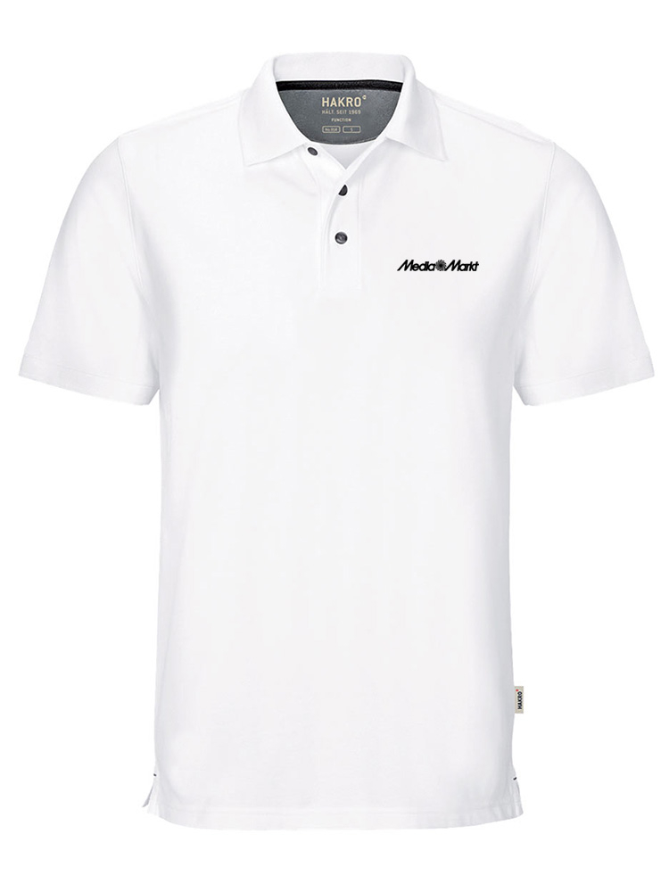 Herren Polo Cotton-Tec Weiss
