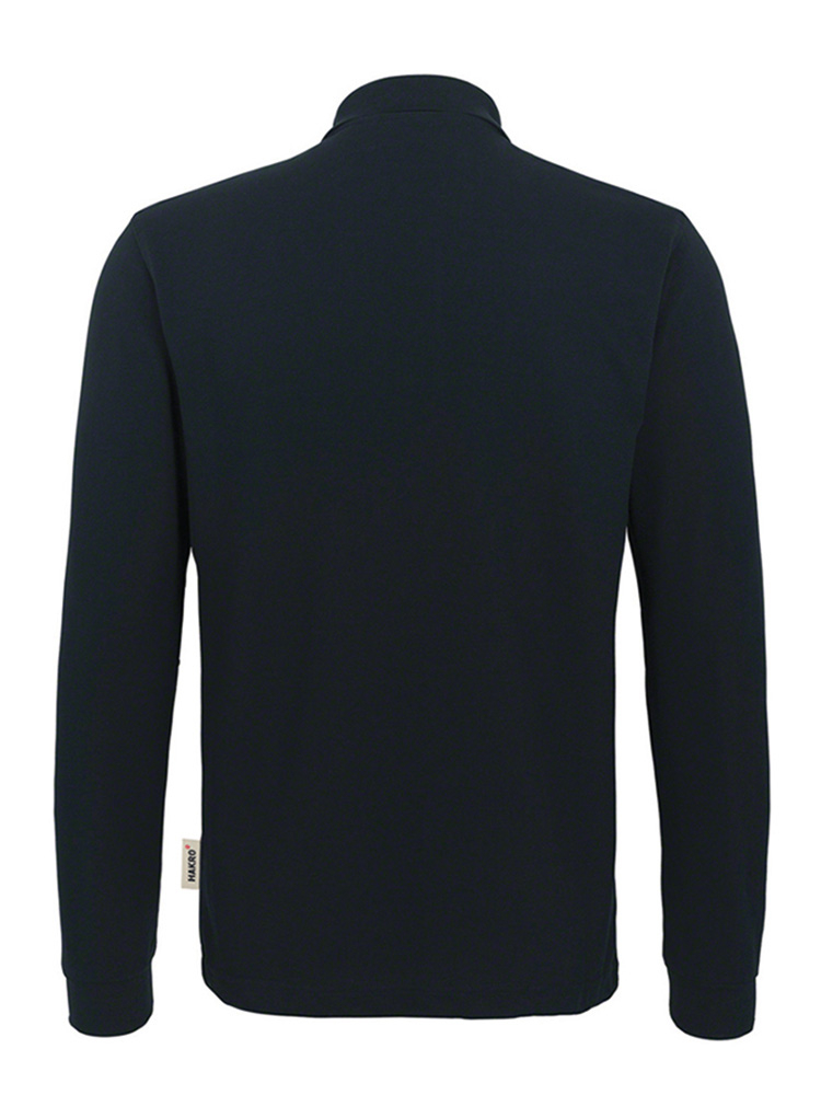 Poloshirt Freddie Langarm Schwarz