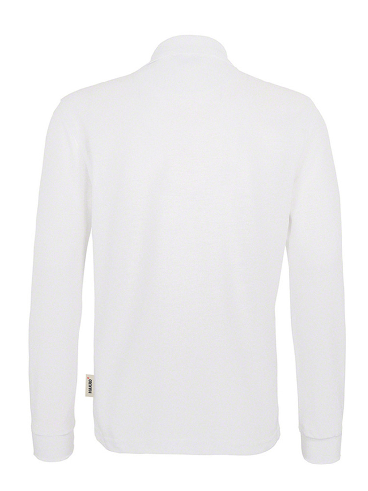 Poloshirt Freddie Langarm Weiss