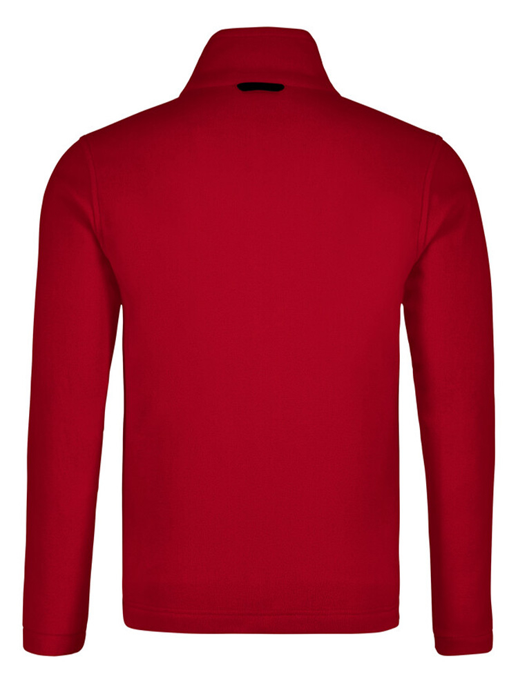 Herren Fleecejacke Langley Rot