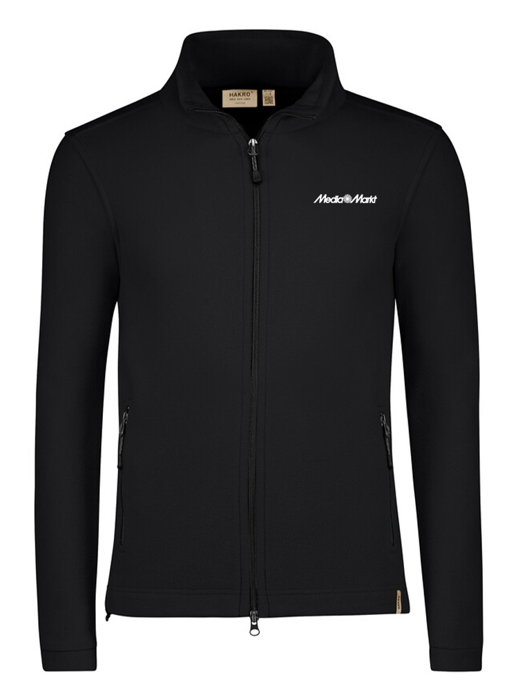 Herren Fleecejacke Langley Schwarz