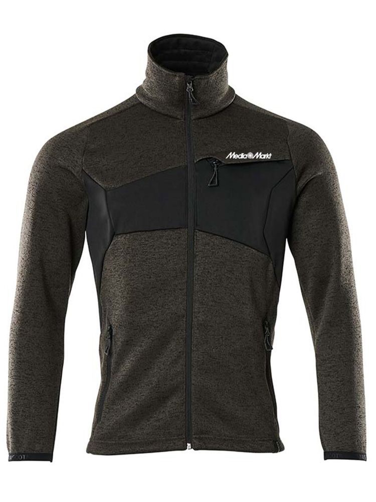 Herren Strickjacke Grau