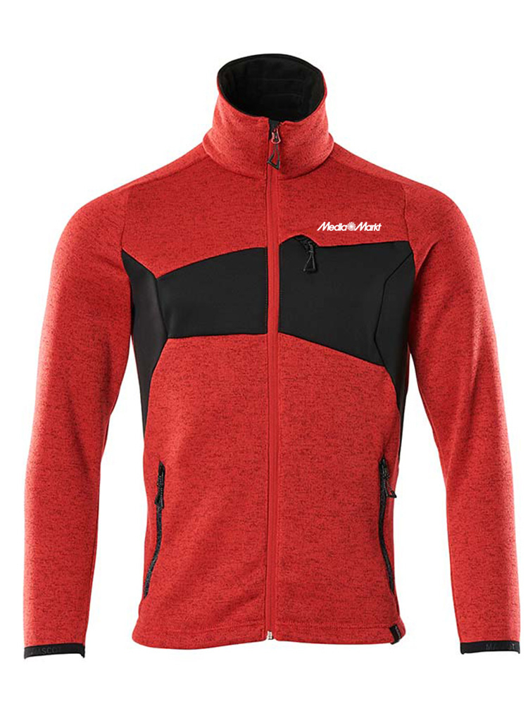 Herren Strickjacke Rot