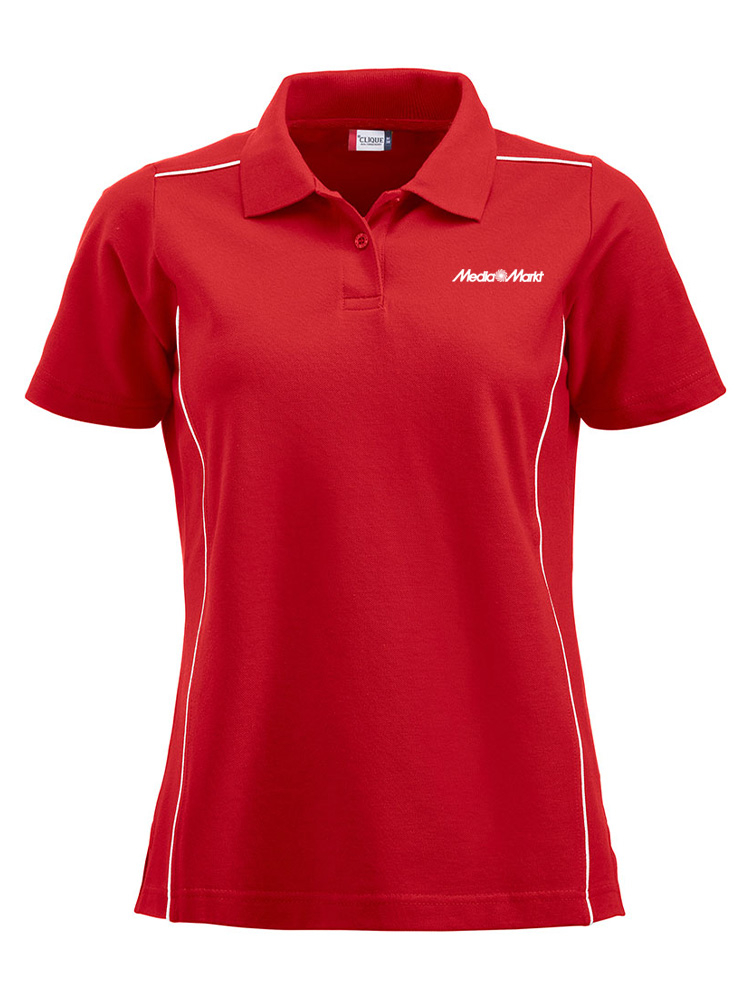 Damen Poloshirt New Alpena Rot