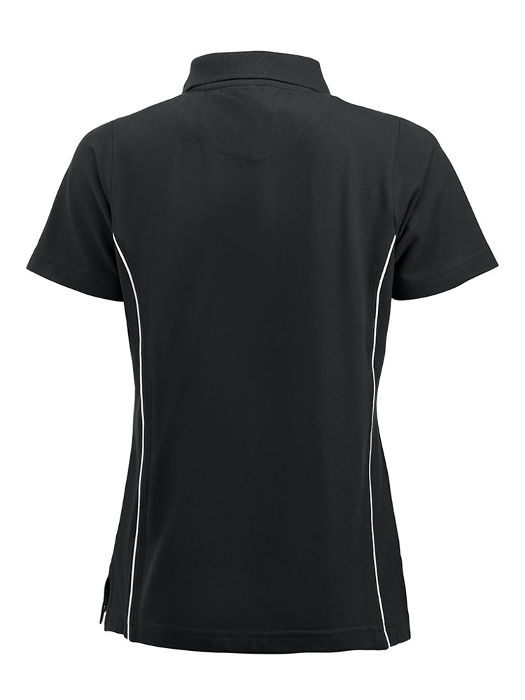 Damen Poloshirt New Alpena Schwarz