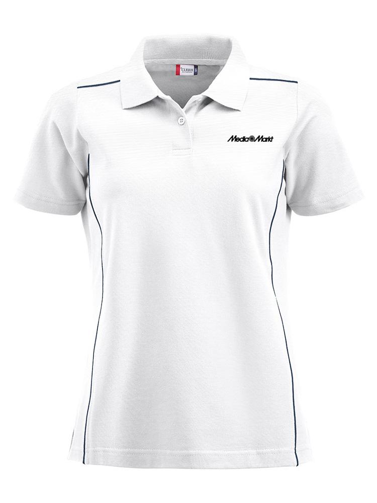 Damen Poloshirt New Alpena Weiss