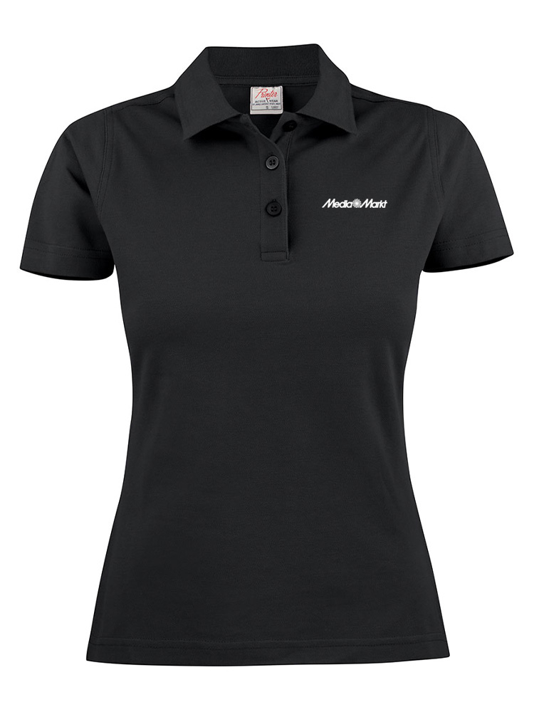 Ladies Polo Shirt Surf Black