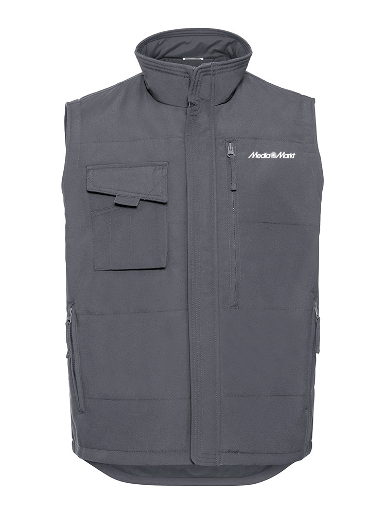 Herren-Workwear Weste Grau