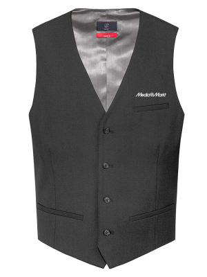 Herren Weste Dunkelgrau