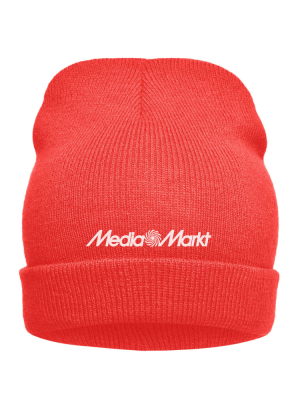 Knitted Beanie Rot