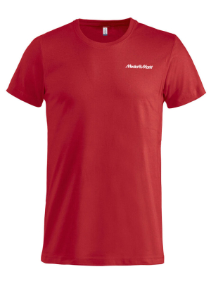 T-Shirt Herren Basic-T Rot