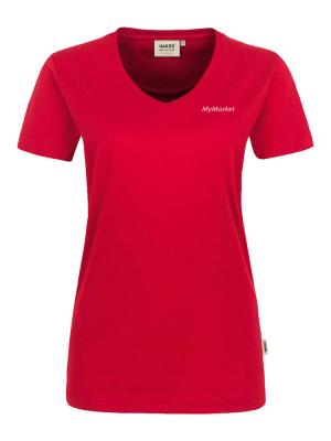 Damen Performance T-Shirt Rot