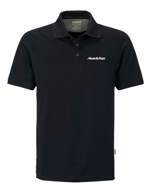 Herren Polo Cotton-Tec Schwarz