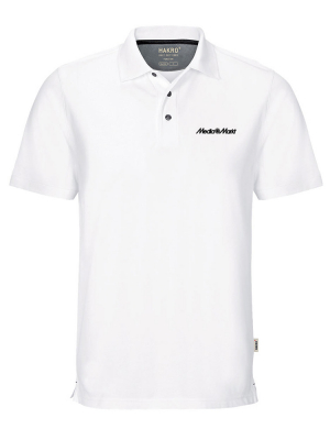 Herren Polo Cotton-Tec Weiss
