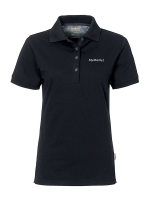 Damen Polo Cotton-Tec Schwarz