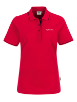 Damen Poloshirt Casual Rot