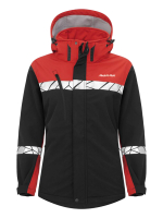 Sichtbare Softshelljacke Damen