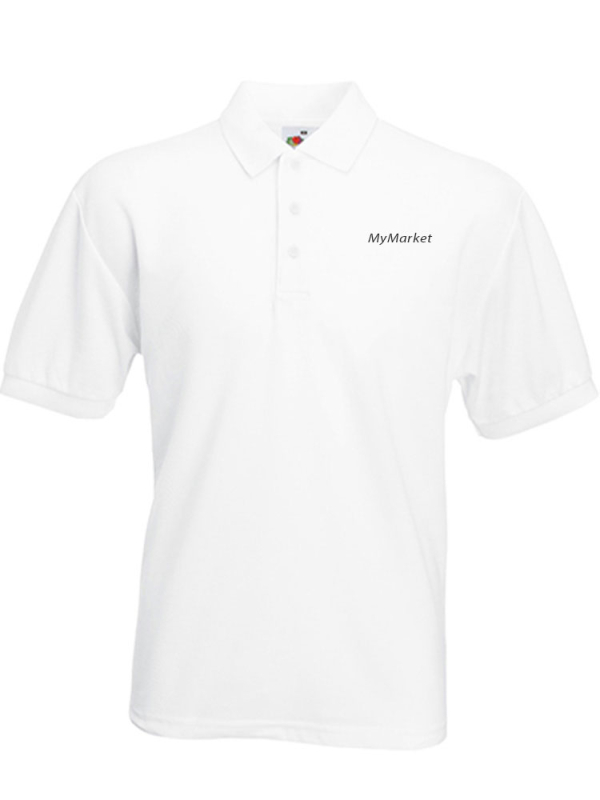 Polo Herren Fit Weiss