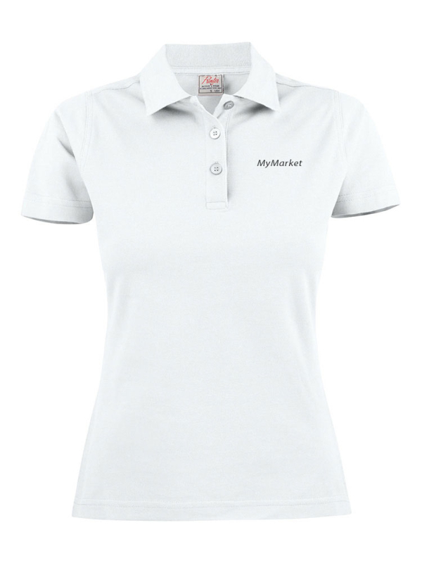 Ladies Polo Shirt Surf White