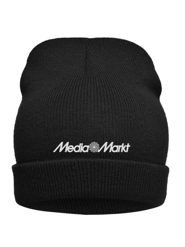 Knitted Beanie Schwarz