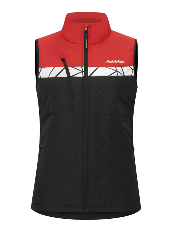 Sichtbare Steppweste Damen