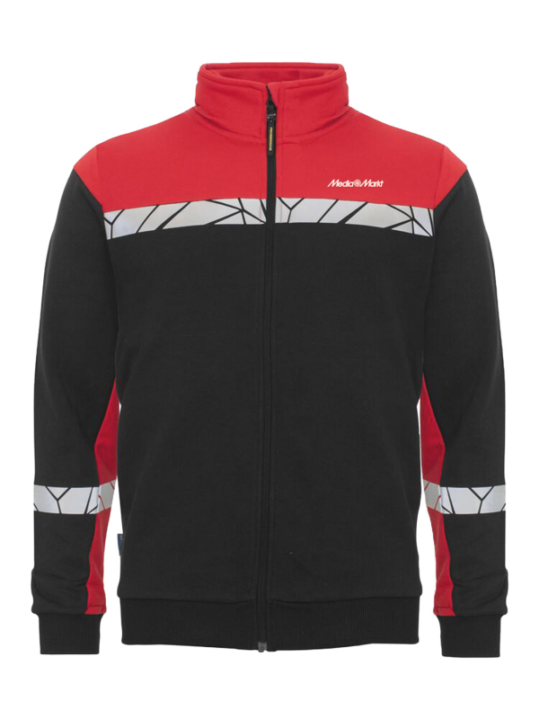 Sichtbare Sweatjacke Herren