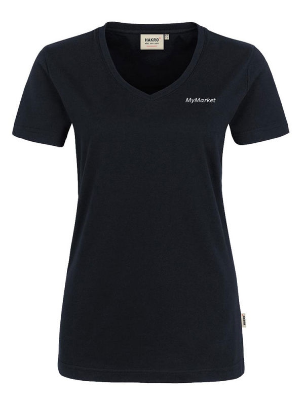 Damen Performance T-Shirt Schwarz